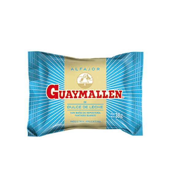 ALFAJOR GUAYMALLEN 38g BLANCO (comprando 3 o más precio mayorista)